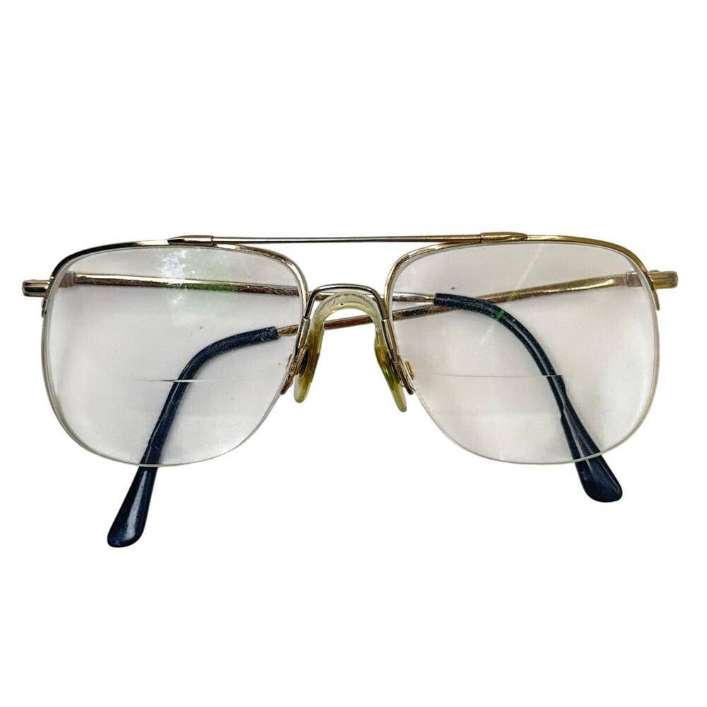 Marchon Flexon GER Flex 17 Gold Eyeglass Frames 59-17-145 Titanium